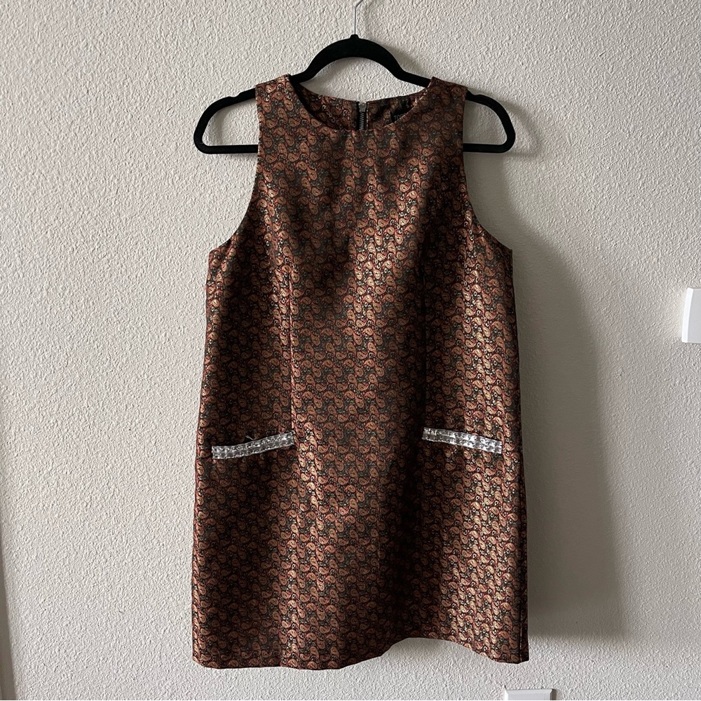 TOPSHOP Mod Minidress with embellished pockets